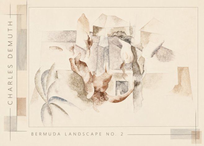Charles Demuth Bermuda Landscape No. 2 No2 - Plakát