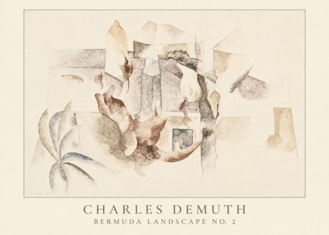 Charles Demuth Bermuda Landscape No. 2 No4 - Plakát