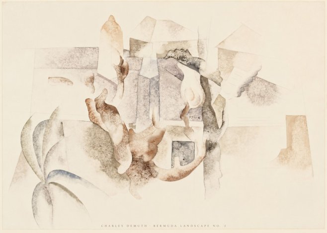 Charles Demuth Bermuda Landscape No. 2 No6 - Plakát