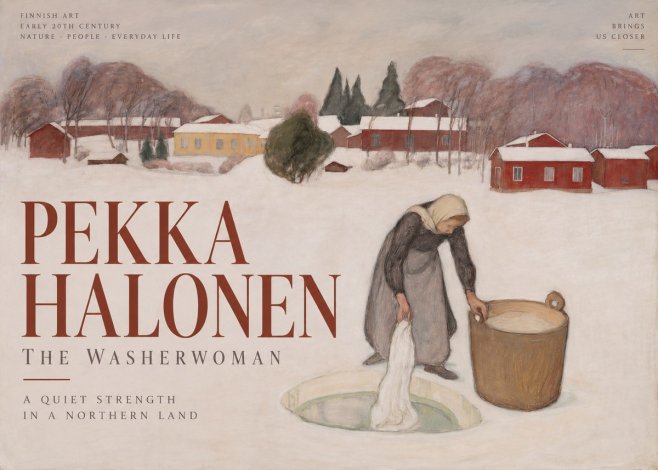 Pekka Halonen The Washerwoman No2 - Plakát