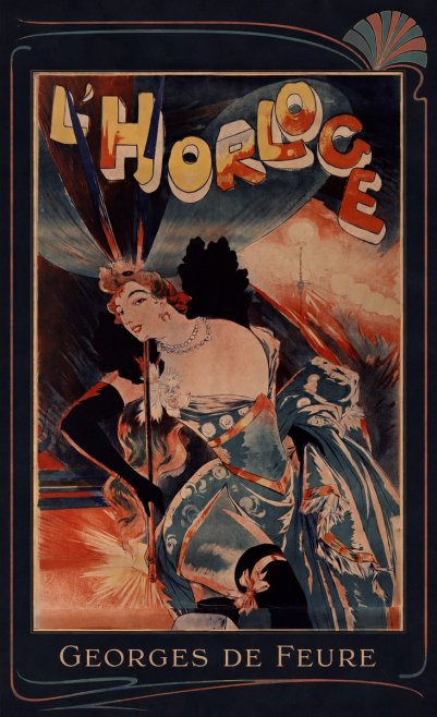 Georges de Feure L'horloge III No6 - Plakát