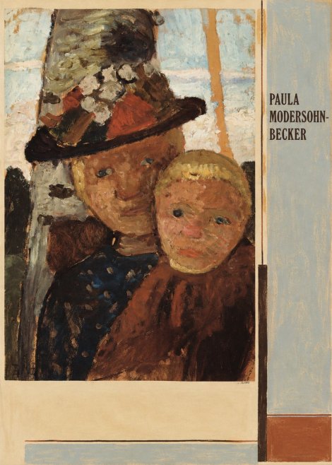 Paula Modersohn-Becker Mother and Child with Hat No4 - Plakát