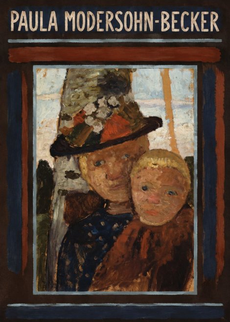 Paula Modersohn-Becker Mother and Child with Hat No5 - Plakát