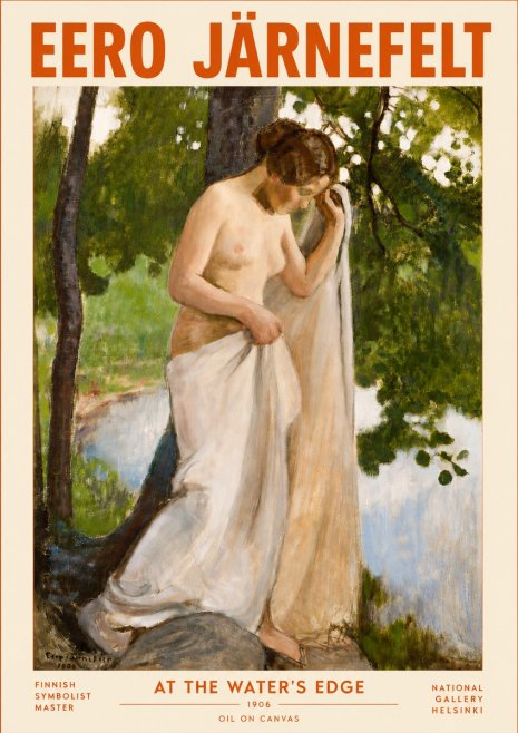Eero Järnefelt At the Water's Edge No4 - Plakát