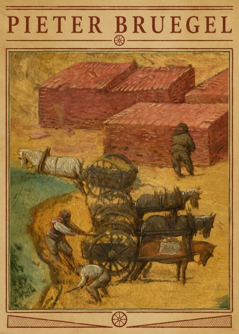 Pieter Bruegel The Brickmakers No3 - Plakát