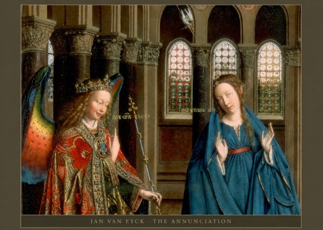 Jan van Eyck The Annunciation II No4 - Plakát