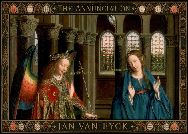 Jan van Eyck The Annunciation II No6 - Plakát