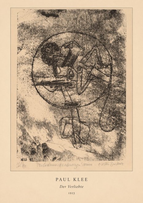 Paul Klee Der Verliebte III No4 - Plakát