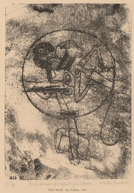 Paul Klee Der Verliebte III No6 - Plakát