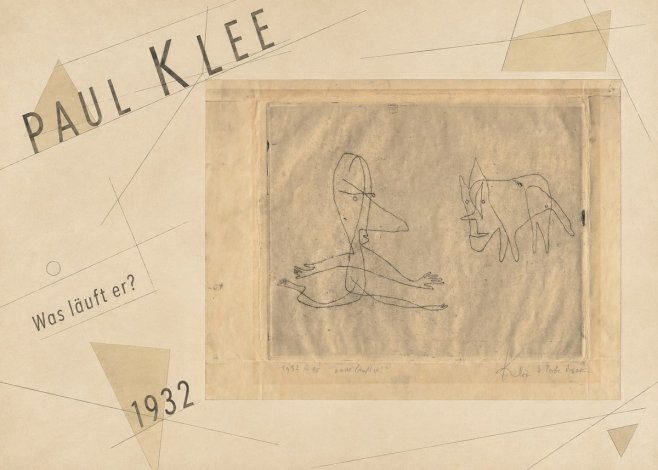 Paul Klee Was Läuft Er? No5 - Plakát