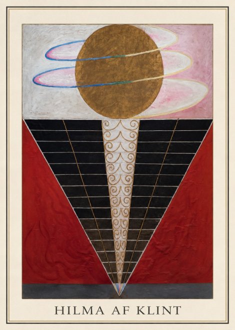 Hilma af Klint The Ten Largest, No. 1, Childhood II No1 - Plakát