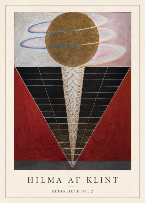 Hilma af Klint The Ten Largest, No. 1, Childhood II No4 - Plakát