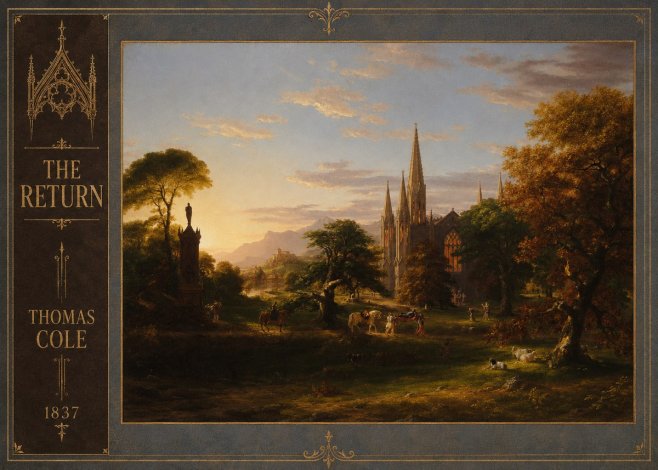 Thomas Cole The Return III No2 - Plakát