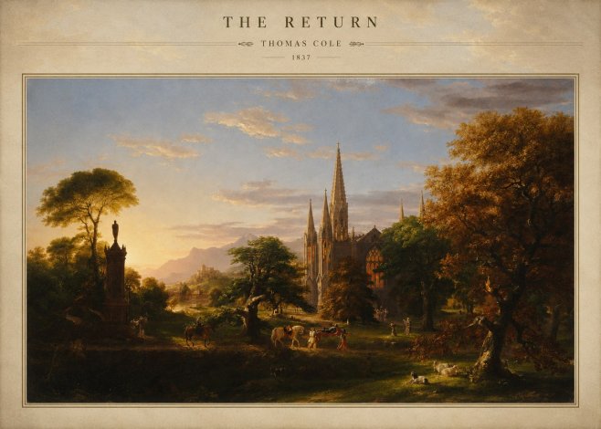 Thomas Cole The Return III No3 - Plakát