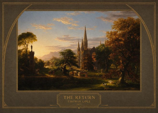 Thomas Cole The Return III No4 - Plakát