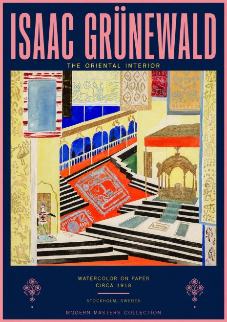 Isaac Grünewald The Oriental Interior No2 - Plakát