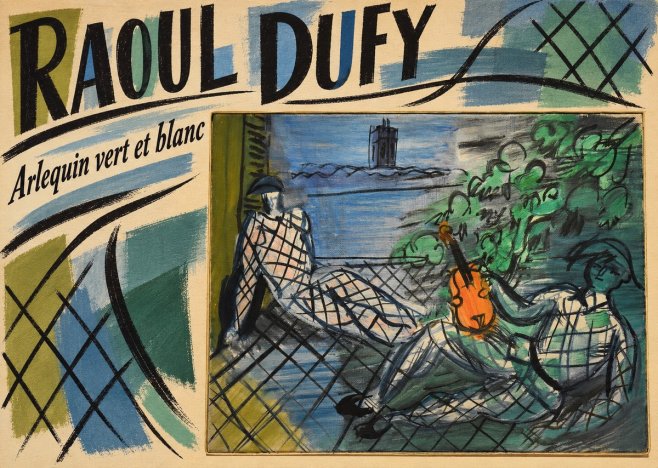 Raoul Dufy Arlequin Vert Et Blanc No6 - Plakát
