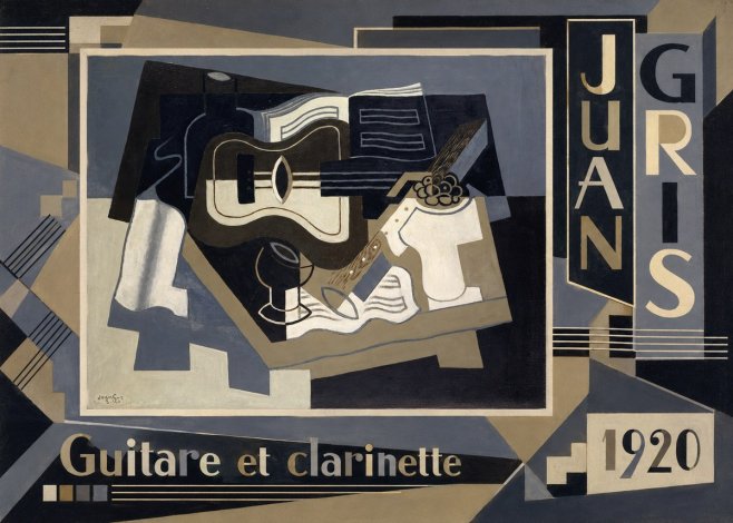 Juan Gris Guitare Et Clarinette No2 - Plakát