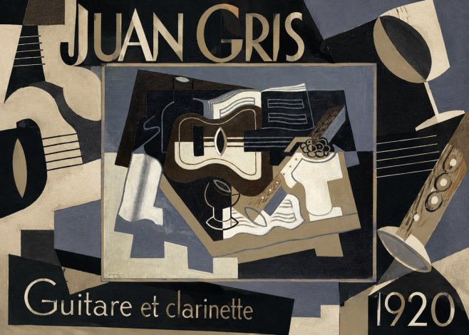 Juan Gris Guitare Et Clarinette No6 - Plakát