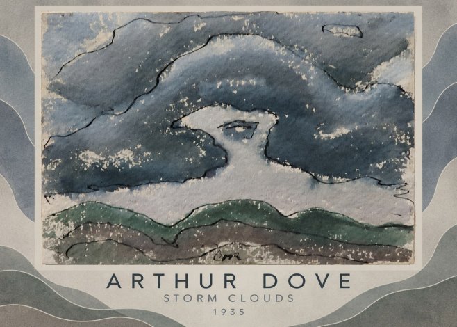 Arthur Dove Storm Clouds No1 - Plakát