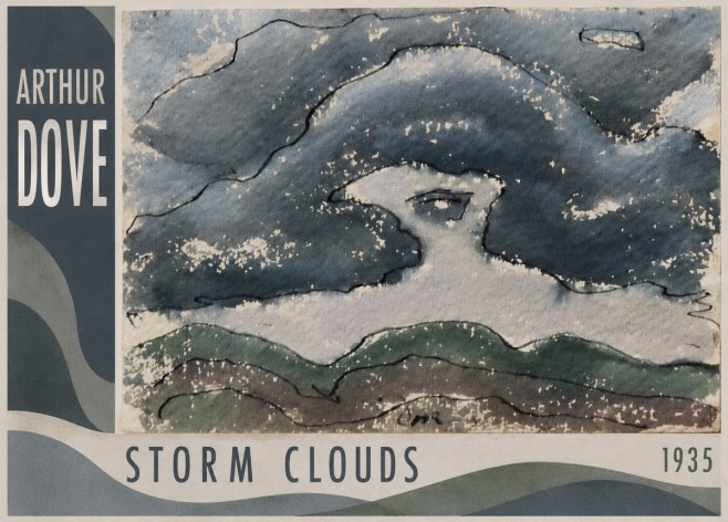 Arthur Dove Storm Clouds No2 - Plakát