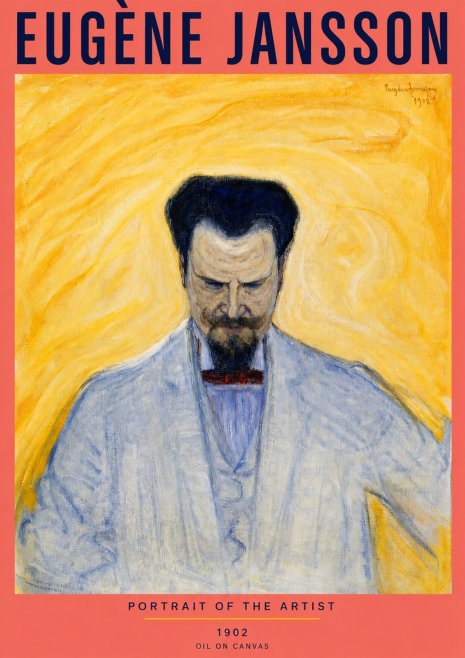 Eugène Jansson Portrait of the Artist II No3 - Plakát