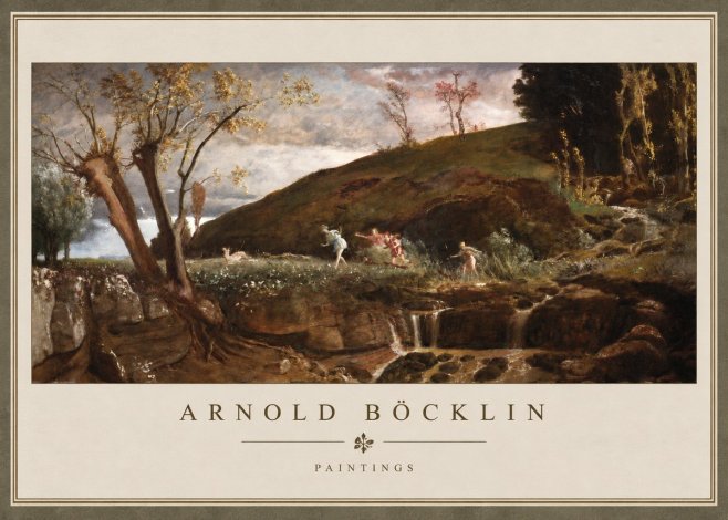 Arnold Böcklin Nymphs and Satyr No3 - Plakát