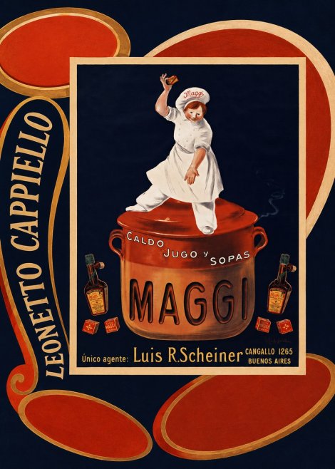 Leonetto Cappiello Maggi No4 - Plakát
