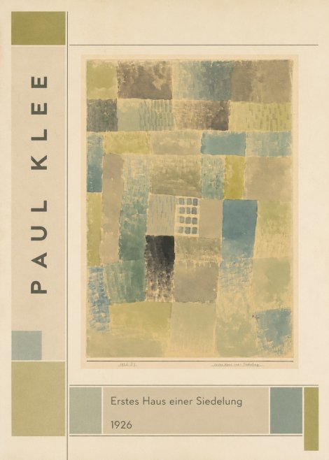 Paul Klee Erstes Haus Einer Siedelung No2 - Plakát