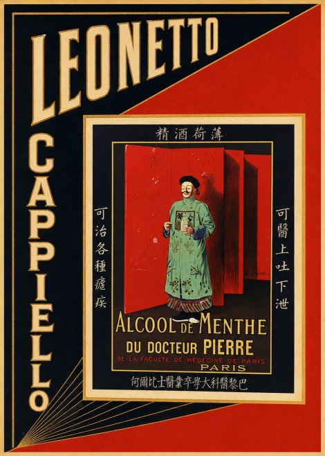 Leonetto Cappiello Alcool De Menthe Du Docteur Pierre No4 - Plakát