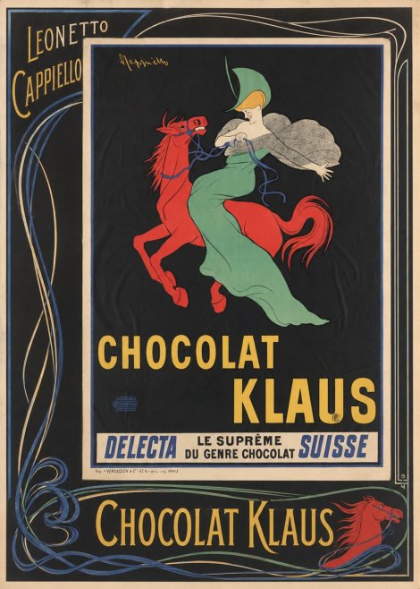 Leonetto Cappiello Chocolat Klaus III No2 - Plakát