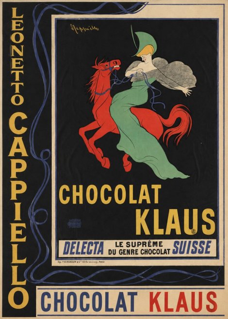 Leonetto Cappiello Chocolat Klaus III No4 - Plakát