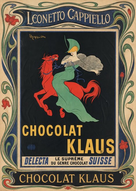 Leonetto Cappiello Chocolat Klaus III No5 - Plakát