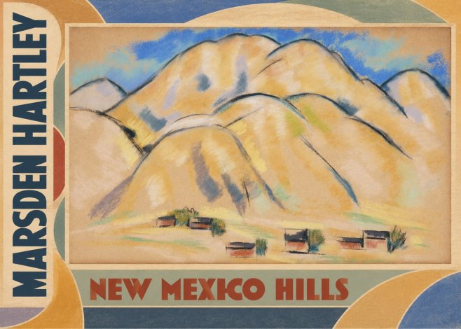 Marsden Hartley New Mexico Hills No3 - Plakát