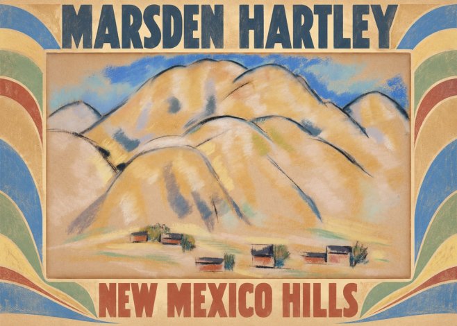 Marsden Hartley New Mexico Hills No5 - Plakát