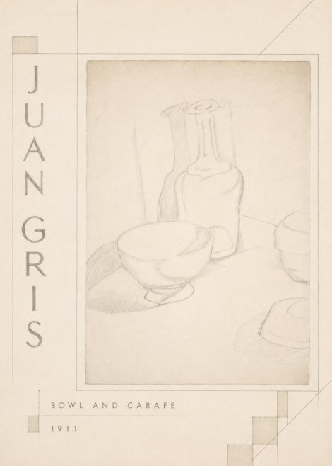 Juan Gris Bowl and Carafe No3 - Plakát