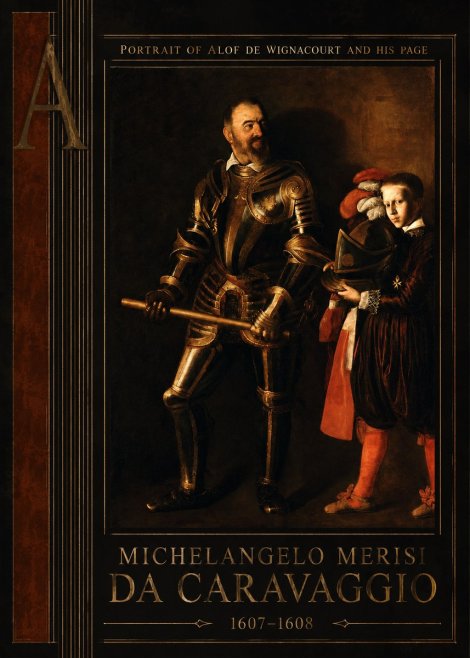 Michelangelo Merisi da Caravaggio Portrait of Alof De Wignacourt and His Page No3 - Plakát