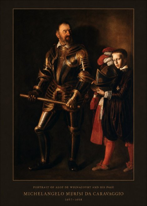 Michelangelo Merisi da Caravaggio Portrait of Alof De Wignacourt and His Page No4 - Plakát