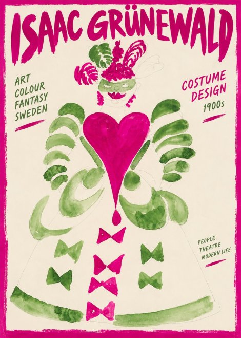 Isaac Grünewald Costume Design XVI No2 - Plakát