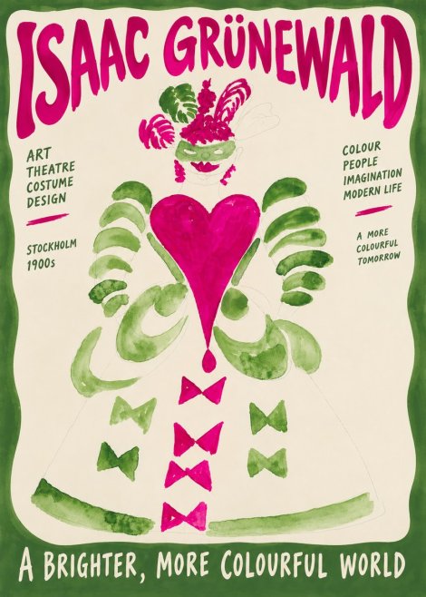 Isaac Grünewald Costume Design XVI No6 - Plakát
