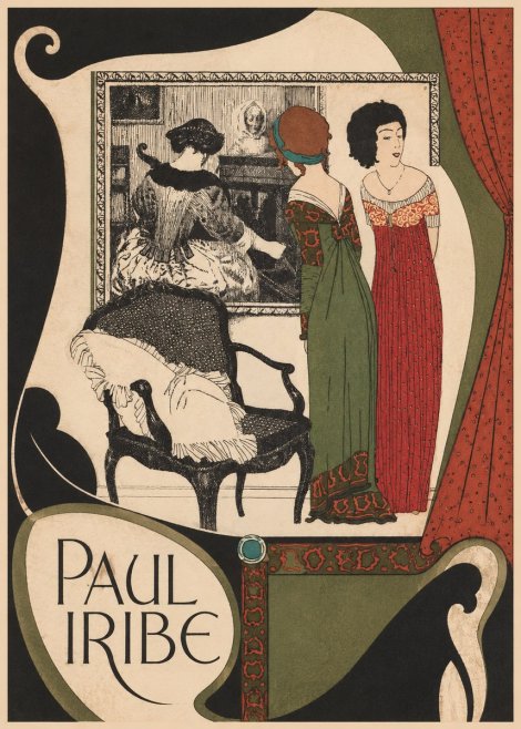 Paul Iribe Fashion Scene No6 - Plakát