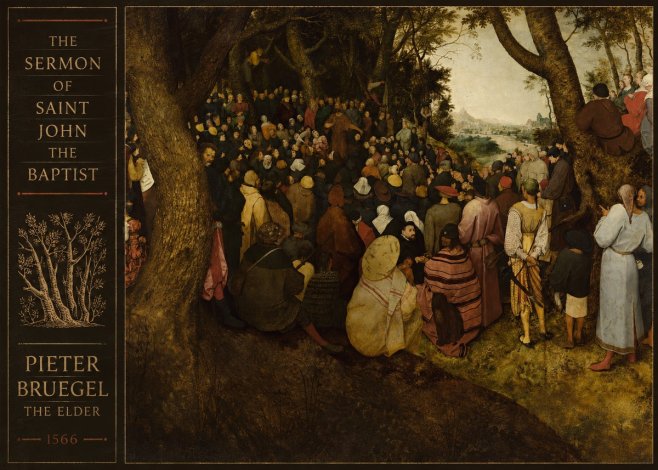 Pieter Bruegel The Sermon of Saint John the Baptist II No3 - Plakát