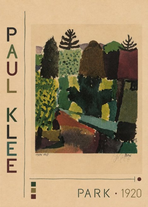 Paul Klee Park II No2 - Plakát