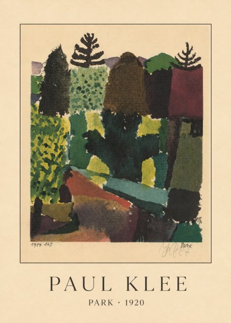Paul Klee Park II No3 - Plakát