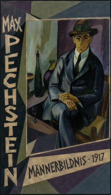 Max Pechstein Männerbildnis • 1917 No2 - Plakát