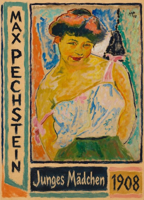 Max Pechstein Junges Mädchen No3 - Plakát