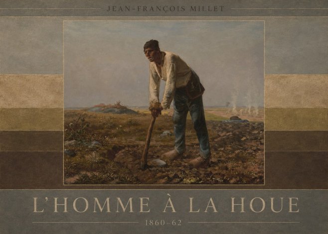 Jean-François Millet L'homme À La Houe No6 - Plakát
