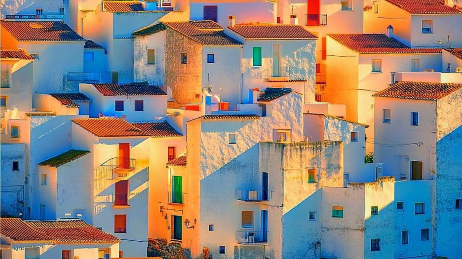 Sunlit Pueblo Canvas