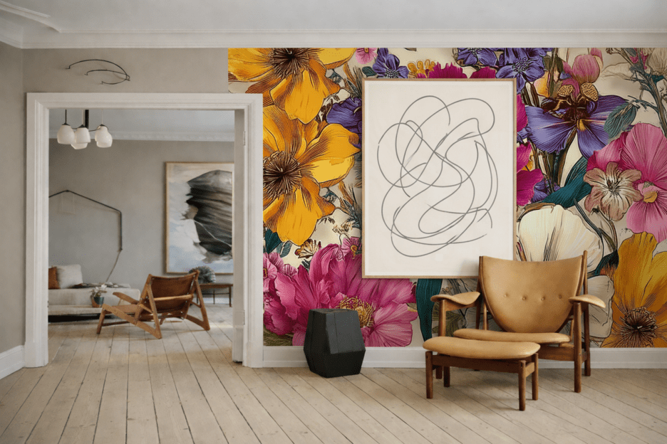 Nocturne Floral Tapestry