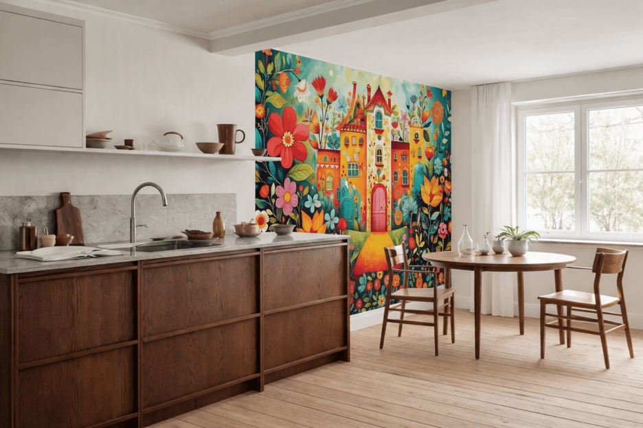 Saffron Village Reverie